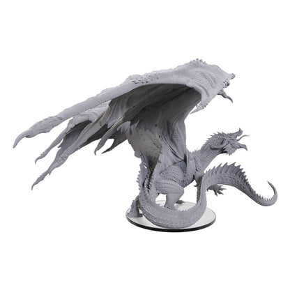 D&D Nolzur’s Marvelous Miniatures Unpainted Miniature Adult Red Dragon Tyrant 18 cm Miniature Gaming & Tabletop