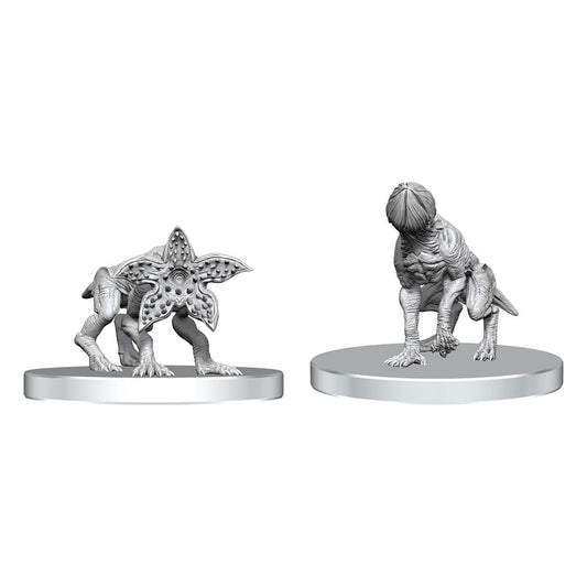 Stranger Things Unpainted Miniatures Demodogs