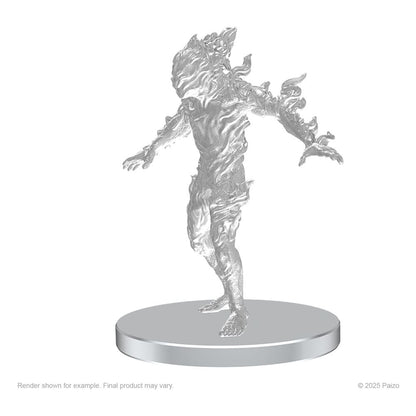 Pathfinder Deep Cuts Unpainted Miniatures Living Landslide & Living Wildfire