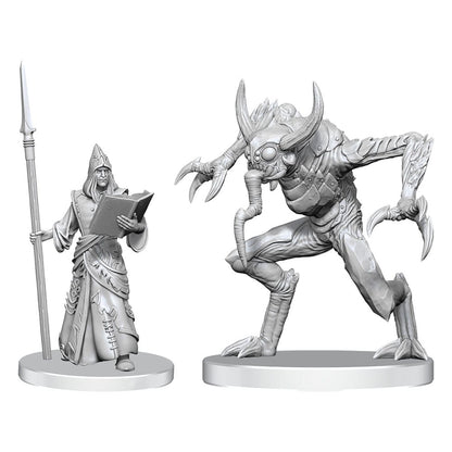 Pathfinder Deep Cuts Unpainted Miniatures Vloriak (Despoiler Demon) & Demonologist