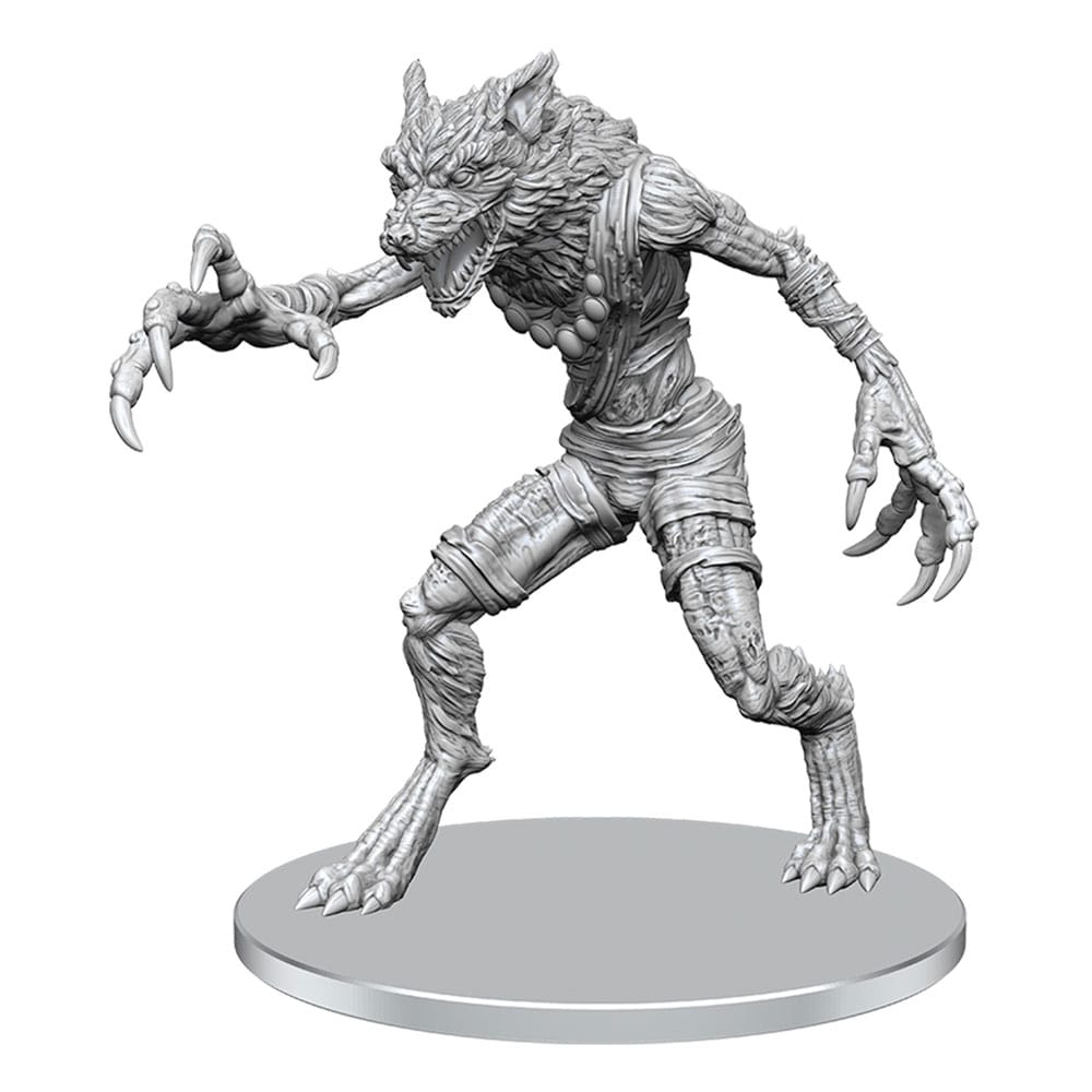 Pathfinder Deep Cuts Unpainted Miniature Meladaemon (Famine Daemon) Miniature Gaming