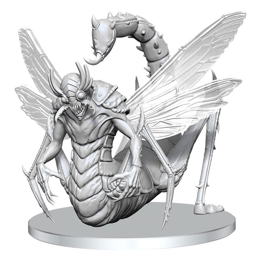 Pathfinder Deep Cuts Unpainted Miniature Derakni (Locust Demon)