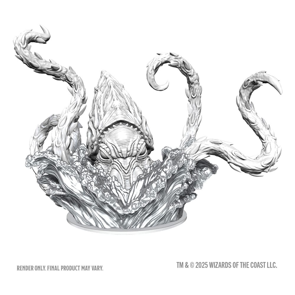 D&D Nolzur’s Marvelous Miniatures Unpainted Miniatures Kraken 24 cm Miniature Gaming & Tabletop