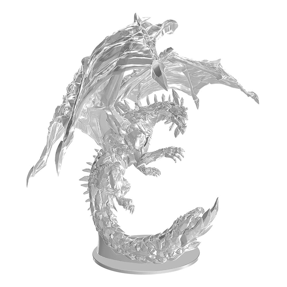 D&D Nolzur’s Marvelous Miniatures Unpainted Miniatures Adult Amethyst Dragon 38 cm Miniature Gaming & Tabletop