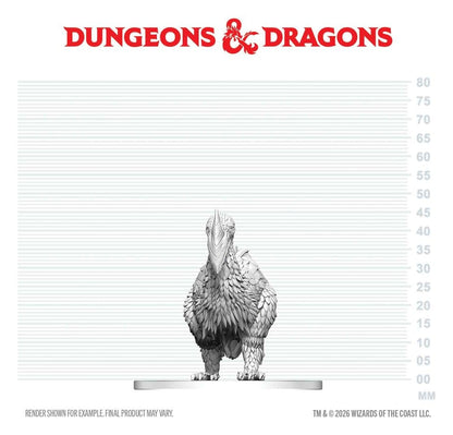 D&D Nolzur's Marvelous Miniatures Mini Figure Axe Beak 4 cm