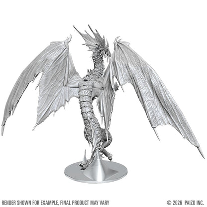 Pathfinder Deep Cuts Unpainted Boxed Miniature Adult Mirage Dragon 23 cm