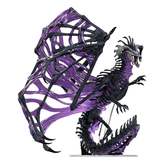 D&D Icons of the Realms Boxed prepainted Miniatures Black Dracolich 30 cm Miniature Gaming & Tabletop