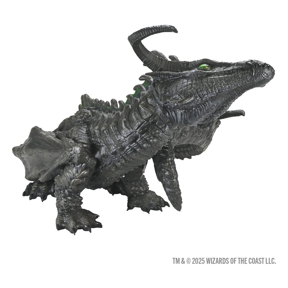 D&D Replicas of the Realms Life-Size Foam Figure Black Dragon Wyrmling 46 cm