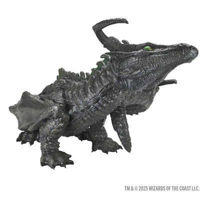 D&D Replicas of the Realms Life-Size Foam Figure Black Dragon Wyrmling 46 cm