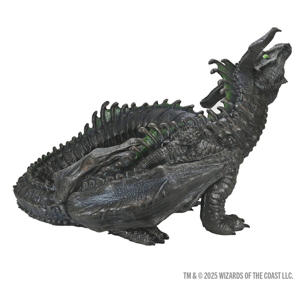 D&D Replicas of the Realms Life-Size Foam Figure Black Dragon Wyrmling 46 cm