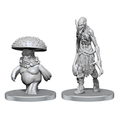 Pathfinder Deep Cuts Unpainted Miniatures Myceloid & Grimstalker Miniature Gaming & Tabletop