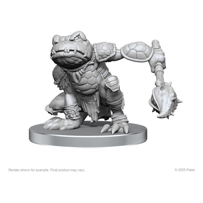 Pathfinder Deep Cuts Unpainted Miniatures Boggard Scout & Castoroides