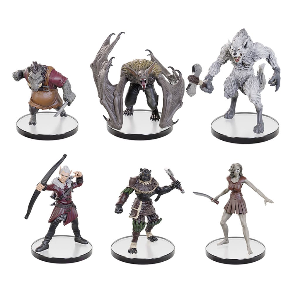 Pathfinder Battles pre-painted Miniatures 6-Pack Forest Stalkers Boxed Set Miniature Gaming & Tabletop