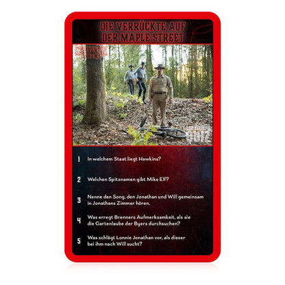 Stranger Things Card Game Top Trumps Quiz *German Version*
