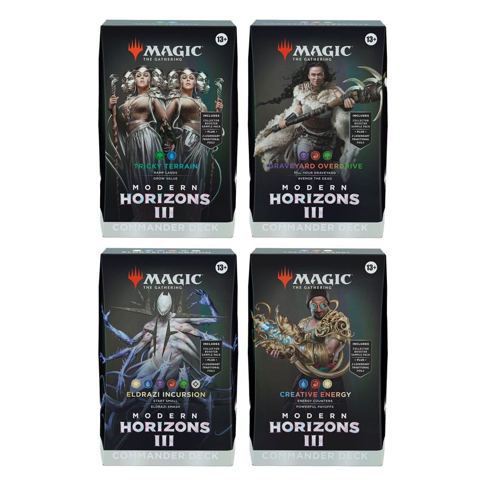 Magic the Gathering Modern Horizons 3 Commander Decks Display (4) english Trading cards