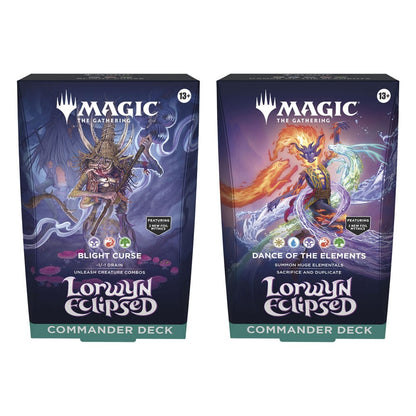 Magic the Gathering Lorwyn Eclipsed Commander Decks Display (4) english
