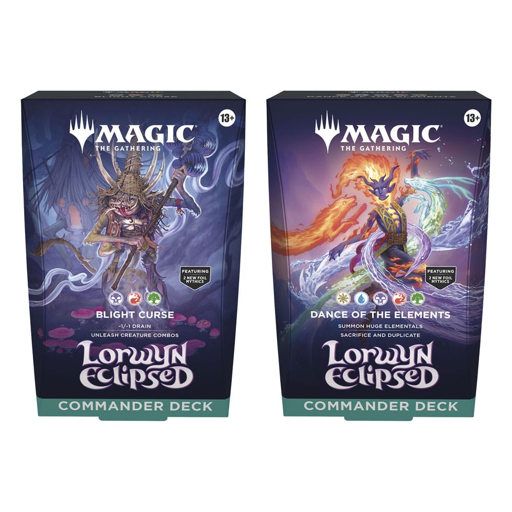Magic the Gathering Lorwyn Eclipsed Commander Decks Display (4) english