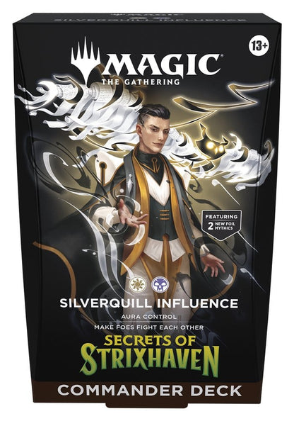 Magic the Gathering Secrets of Strixhaven Commander Decks Case (5) english