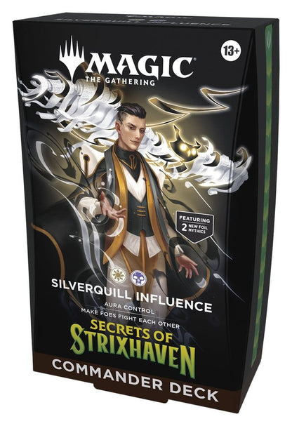 Magic the Gathering Secrets of Strixhaven Commander Decks Case (5) english