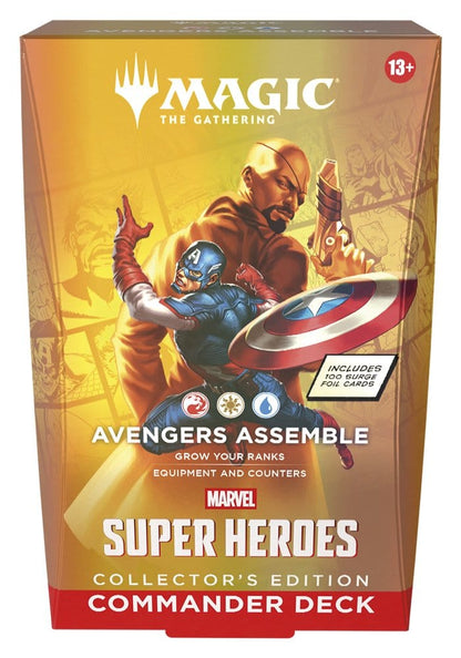 Magic the Gathering Marvel Super Heroes Collector's Edition Commander Decks Case (4)