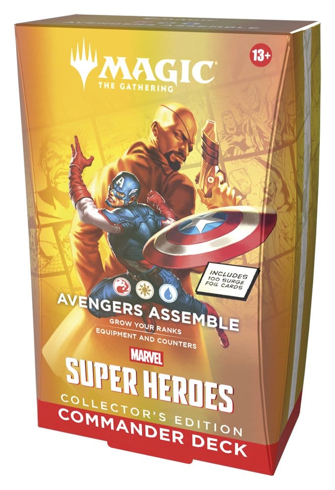 Magic the Gathering Marvel Super Heroes Collector's Edition Commander Decks Case (4)