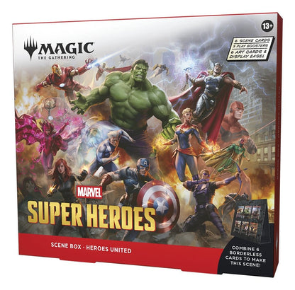 Magic the Gathering Marvel Super Heroes Scene Box Display (4)