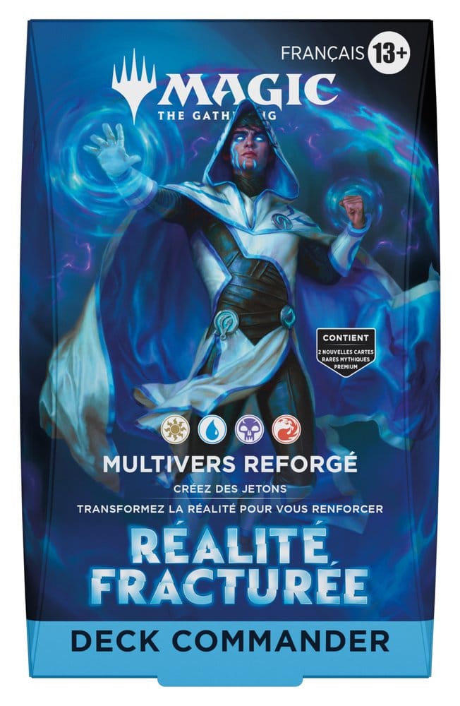 Magic the Gathering Réalité fracturée Commander Deck Multiverse Reforged Assortment (4) french