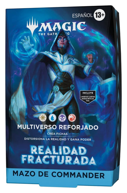 Magic the Gathering Realidad fracturada Commander Deck Multiverse Reforged Assortment (4) spanish