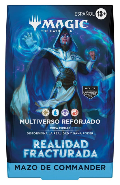 Magic the Gathering Realidad fracturada Commander Deck Multiverse Reforged Assortment (4) spanish