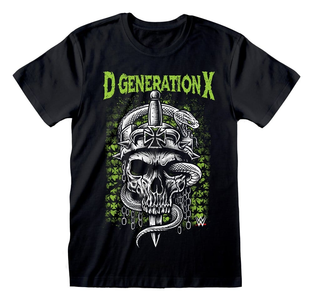 WWE T-Shirt D Generation X Black Size XL