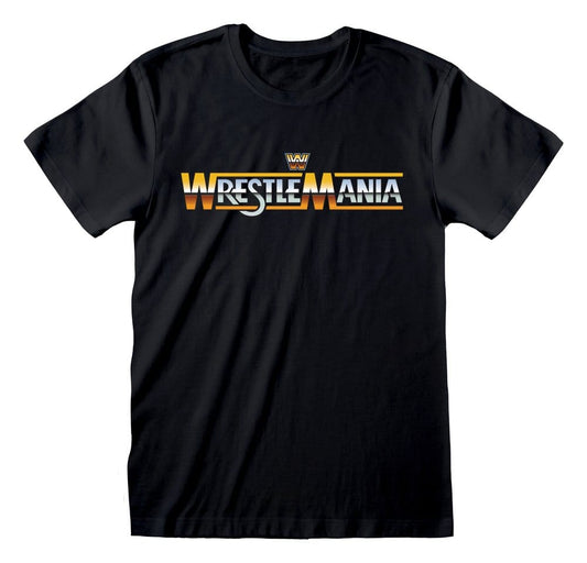 WWE T-Shirt Wrestle Mania Black Size XL