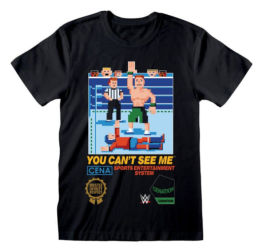 WWE T-Shirt Cena Can't See Me Black Size XL