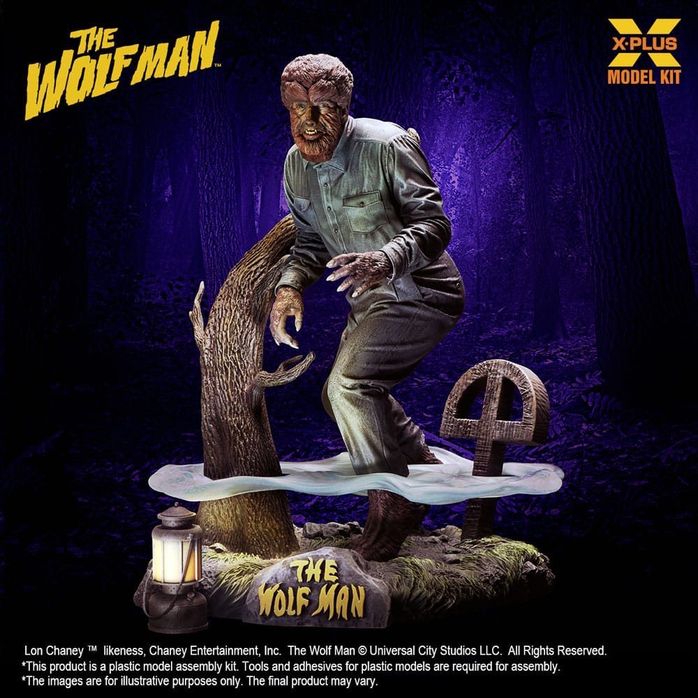 Wolf Man Plastic Model Kit 1/8 Lon Chaney Jr. as Wolf Man 22 cm Model kits