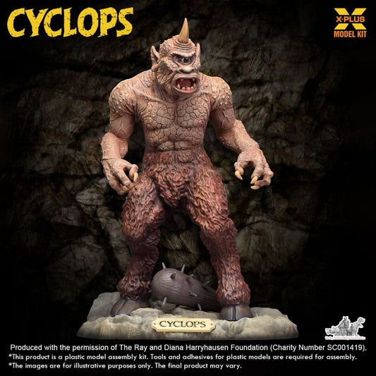 Cyclops figure Plastic Model Kit 1/72 Renewal Package 23 cm Model kits