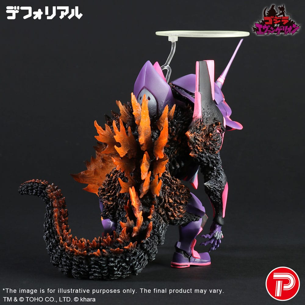 Godzilla vs. Evangelion Deforeal PVC Statue Test Type-01 Burning ’G’ Awakening Form 19 cm Statues