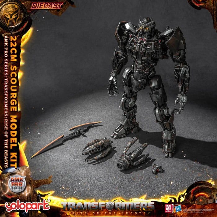 Transformers: Rise of the Beasts AMK Pro Series Model Kit Scourge (Oversea Version) 22 cm