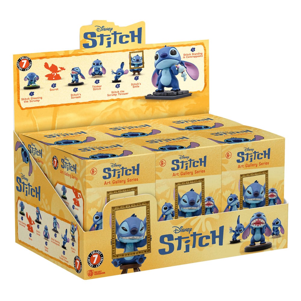 Lilo & Stitch Hero Box Art Gallery Series Mini Figures 8 cm Display (6)