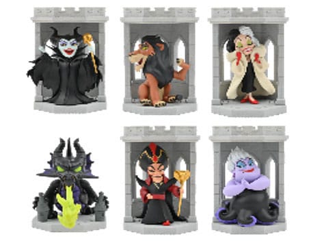 Disney Villains Hero Box Tower Series Mini Figures 8 cm Display (6) Mini-figures