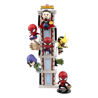 Spider-Man Hero Box Tower Series 2 Mini Figures 8 cm Display (6) Mini-figures