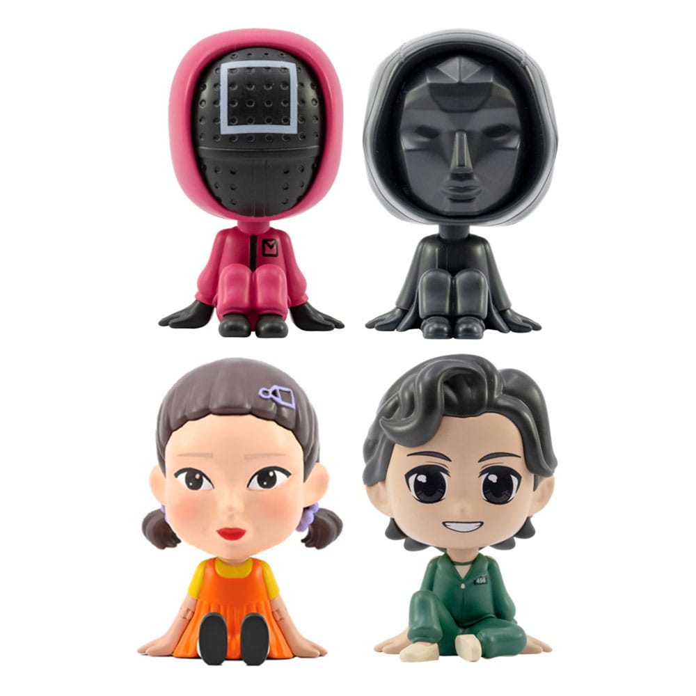 Squid Game Bobble Hero Bobble-Head (Blind Box Ver.) 6 cm Display (12)