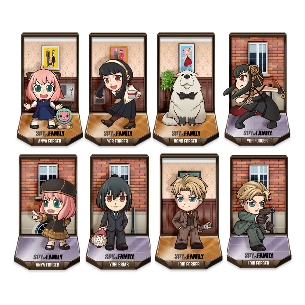Spy x Family Secret Capsule Mini Figures 11 cm Display (12) Mini-figures