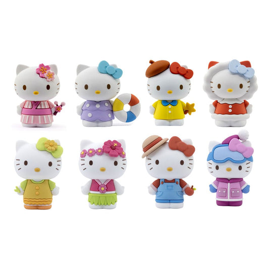 Sanrio Mini-Doll Four Seasons Series Mini Figures Hello Kitty 5 cm Display (12) Mini-figures