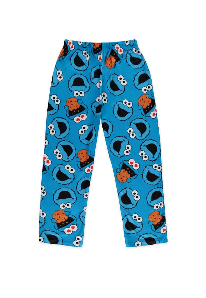 Sesame Street Jersey Pants Cookie Monster Size L