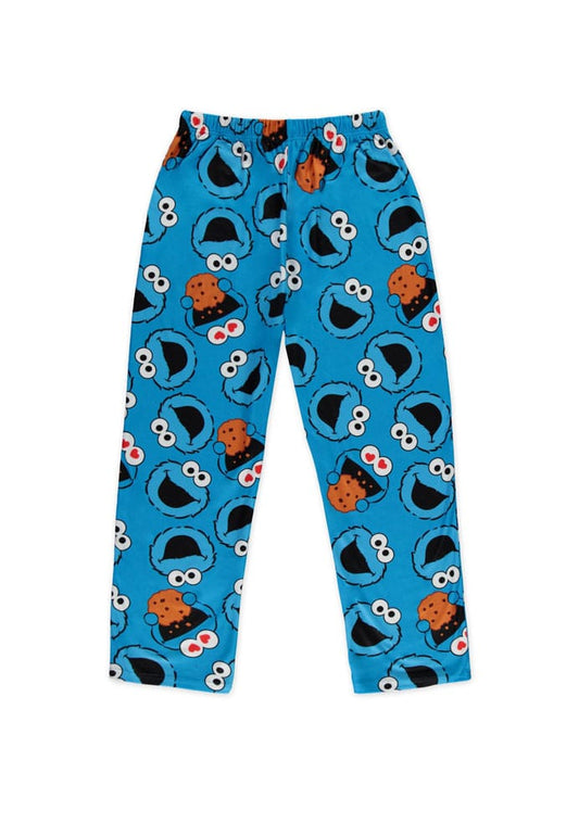 Sesame Street Jersey Pants Cookie Monster Size L