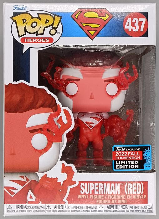 437 Superman (Red) - DC - 2022 Con Funko POP