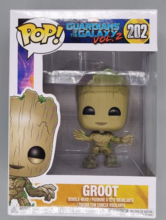 #202 Groot (Young) Marvel Guardians of the Galaxy Vo Box Damaged Funko POP