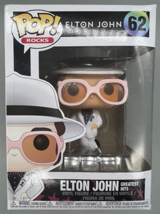 62 Elton John (Greatest Hits) - Funko POP - Box Damaged