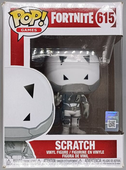 #615 Scratch - Fortnite - Box Damaged Funko POP