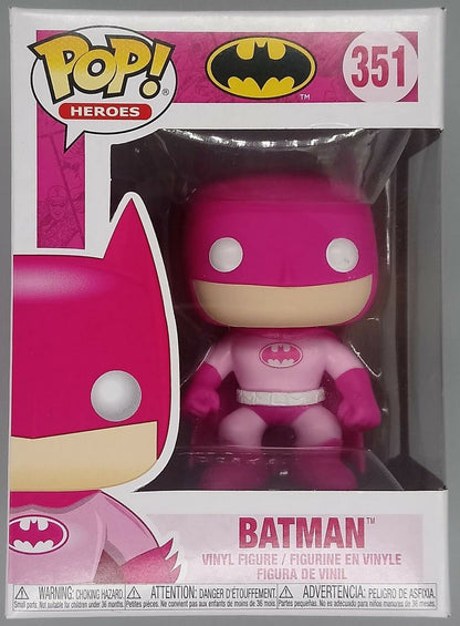 351 Batman (BCA) - DC - Breast Cancer Awareness - Funko POP - Box Damaged