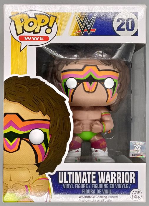 #20 Ultimate Warrior - WWE - Box Damaged Funko POP